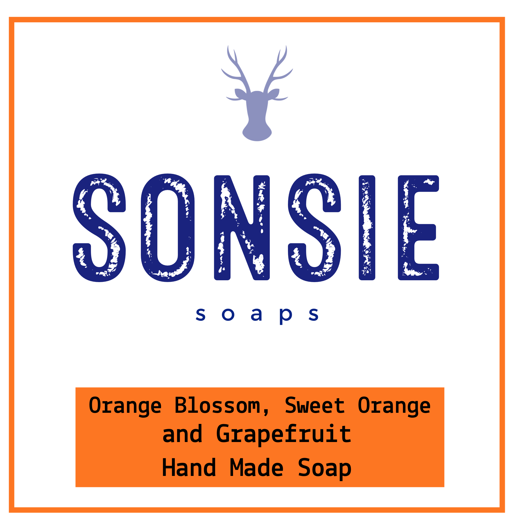 Orange Blossom, Sweet Orange and Grapefruit Soap